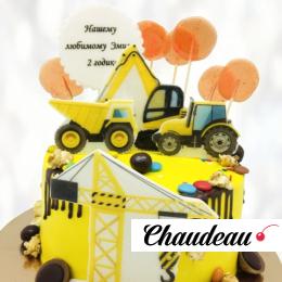 Торт стройплощадка и техника TST0014039 фото и оформление торта