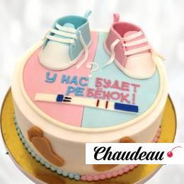 Торт сюрприз: У нас будет малыш TSUN014067 фото и оформление торта