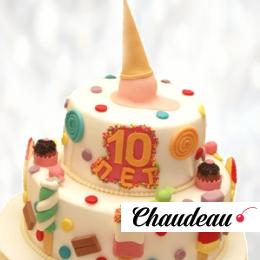 Торт перевернутое мороженое TPM0014069 фото и оформление торта