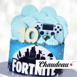 Торт Fortnite на 10 лет TF1L0014073 фото и оформление торта