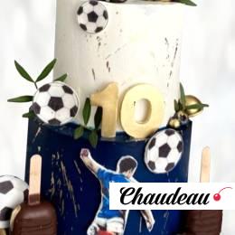 Торт футбольный матч на 10 лет TFM10014081 фото и оформление торта