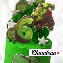 Торт сильный Халк на 6 лет TSH6014085 фото и оформление торта