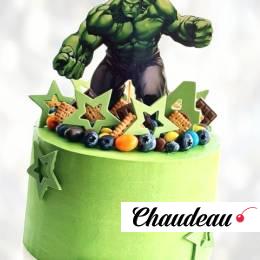 Торт Халк Марвел на 4 года THM4014086 фото и оформление торта