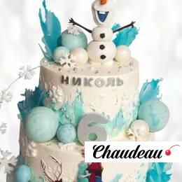 Торт Холодное сердце на шесть лет THSS014092 фото и оформление торта