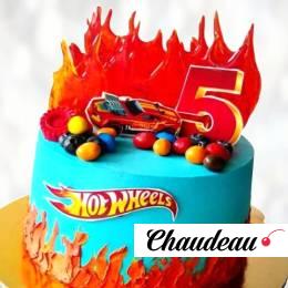 Торт Хот Вилс на 5 лет THV50014099 фото и оформление торта