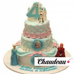 Торт Холодное сердце на 4 года №609 Торт Холодное сердце на 4 года №609