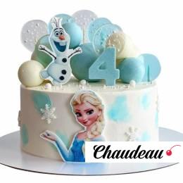 Торт Холодное сердце с леденцами №2129 Торт Холодное сердце с леденцами №2129