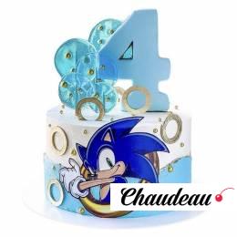 Торт с Соником на 4 года №2972 Торт с Соником на 4 года №2972