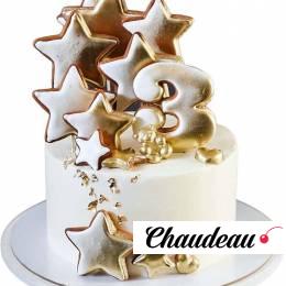 Торт со звездочками на 3 года №2570