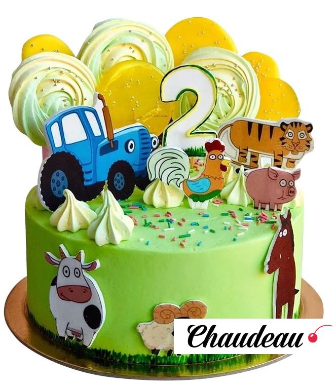 Торт Детский торт Зеленый Трактор заказать в Москве по цене руб. в кондитерской Iris Delicia
