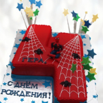 Торт Человек Паук с возрастом TCHP0014108 фото и оформление торта