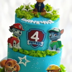 Торт Щенячий патруль два яруса TSCH0014118 фото и оформление торта