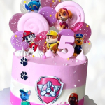 Торт Щенячий патруль девочке на 5 лет TSCH0014119 фото и оформление торта