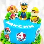 Торт Щенячий патруль на 4 года TSCH0014125 фото и оформление торта
