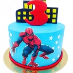 Торт Человек Паук на 3 года №2488