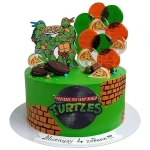 Торт Черепашки ниндзя на 4 года №2649