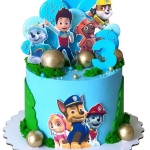 Торт Щенячий патруль для мальчика 3 года №2381