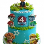 Торт Щенячий патруль двухъярусный №1764