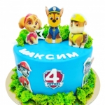 Торт Щенячий патруль на 4 года №1860