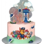 Торт Щенячий патруль с башней №2328