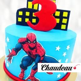Торт Человек Паук на три года TCHP0014103 фото и оформление торта