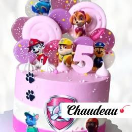 Торт Щенячий патруль девочке на 5 лет TSCH0014119 фото и оформление торта