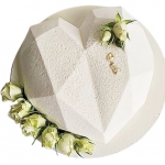 Торт на заказ в виде сердца TZVS005970 TZVS014696