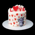 Торт на 14 февраля «Милота» на заказ