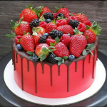 Торт с ягодами «Ягодка» на заказ