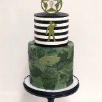 Праздничный торт на 23 февраля «Камуфляж»
