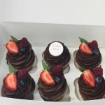 Набор  капкейков  «Клубника в шоколаде»