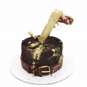 Торт для мужчины «Пистолет » на заказ