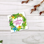 Поздравительная мини-открытка «Счастливой Пасхи» на заказ