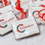 Корпоративные пряники  с логотипом «Compit» на заказ