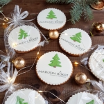 Корпоративные пряники  с логотипом «Новогодний» на заказ