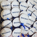 Пряники  на палочке с логотипом «Босфор» на заказ