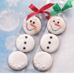 Пряники рождественские «Снеговичок» на заказ