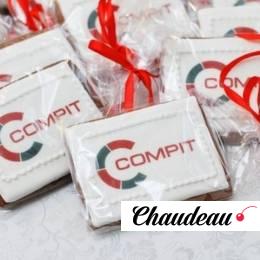 Корпоративные пряники  с логотипом «Compit» фото 1 Корпоративные пряники  с логотипом «Compit» на заказ