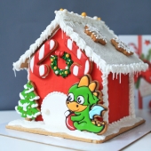 Новогодний пряничный домик NPD00016231