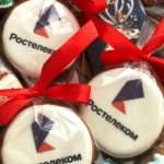 Пряник с печатью «Ростелеком»