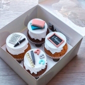 Капкейки на 1 сентября K1S4016429 4 шт. 