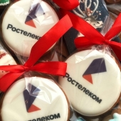 Пряник с печатью «Ростелеком»