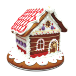 Имбирный пряничный домик IPD0016617 
