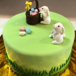 Праздничный торт «Заячья поляна» на заказ