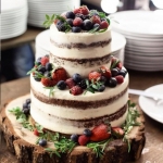 Открытый торт «Свадьба» фото 1 Открытый торт «Свадьба» на заказ