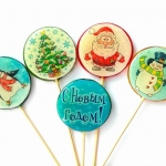 Новогодние леденцы на заказ