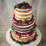 Открытый торт «Летняя радость» на заказ