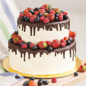 Торт «Ягоды в шоколаде» на заказ