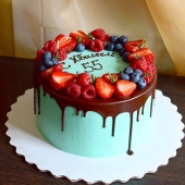 Торт «Юбилейный ягодный» на заказ
