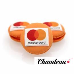 Корпоративные макаруны с логотипом «Mastercard» фото 1 Корпоративные макаруны с логотипом «Mastercard» на заказ